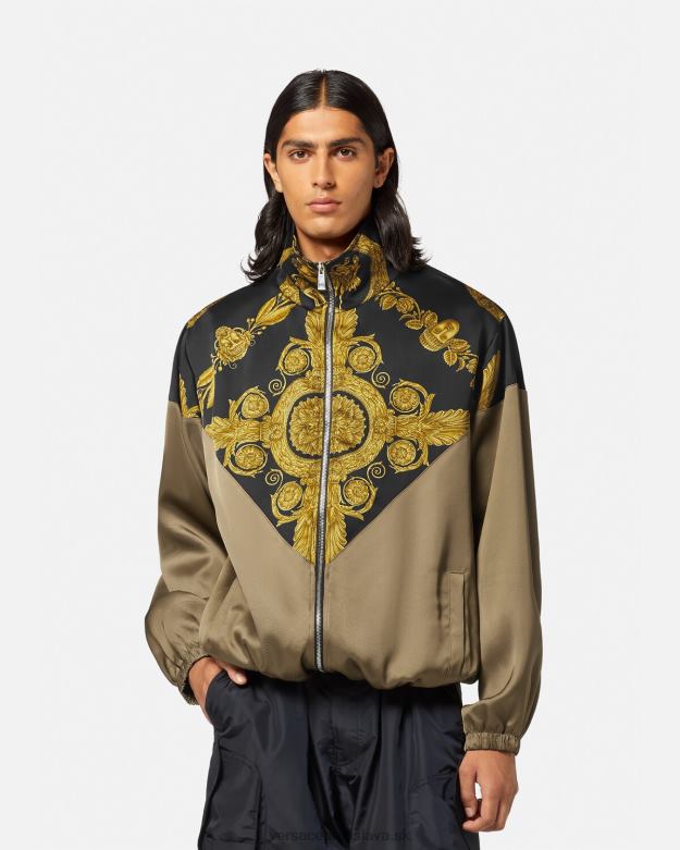 oblečenie X8X8P1236 Versace maschera baroková blúzková bunda vytlačiť muži