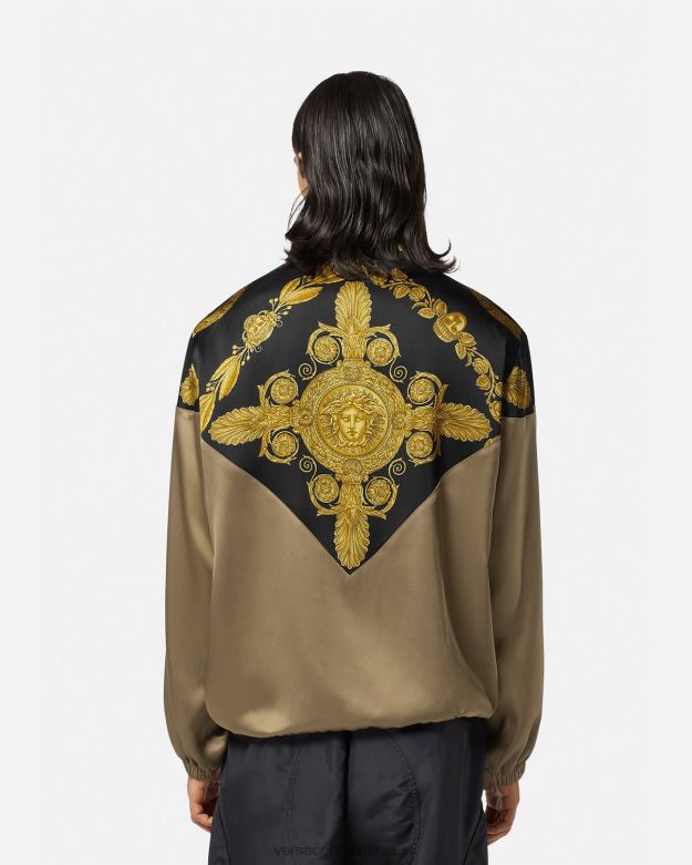 oblečenie X8X8P1236 Versace maschera baroková blúzková bunda vytlačiť muži