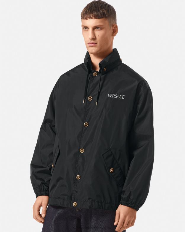 oblečenie X8X8P1249 Versace medúzová bunda čierna muži