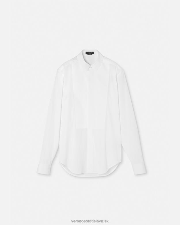 oblečenie X8X8P1301 Versace formálna smokingová košeľa biely muži