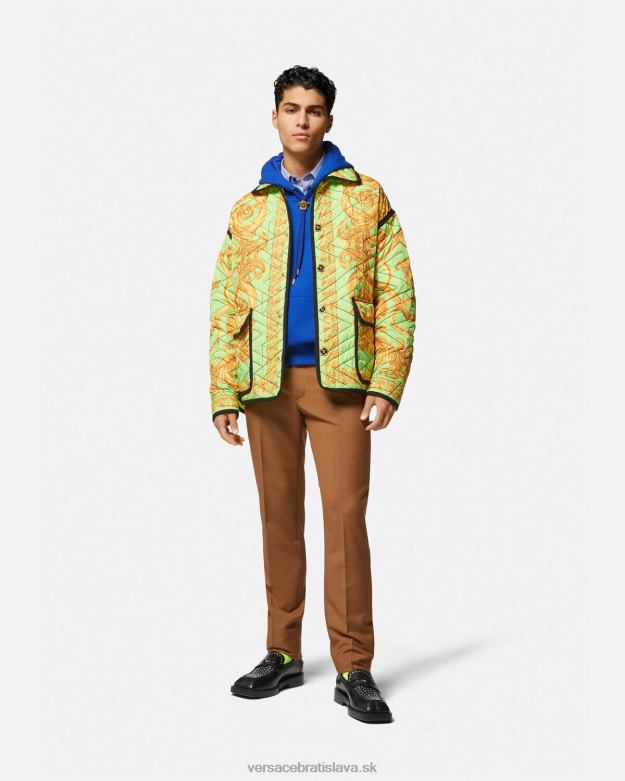 oblečenie X8X8P1419 Versace mikina s kapucňou medúza Modrá muži