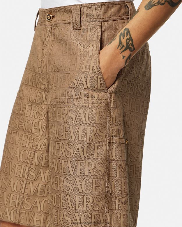 oblečenie X8X8P1433 Versace celoplošné šortky vytlačiť muži