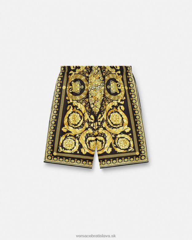 oblečenie X8X8P1447 Versace barokové šortky vytlačiť muži