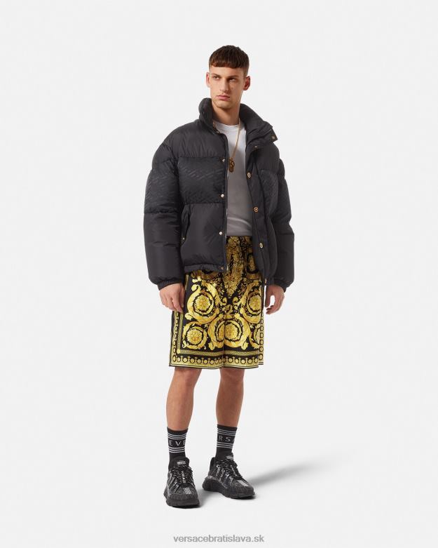 oblečenie X8X8P1447 Versace barokové šortky vytlačiť muži