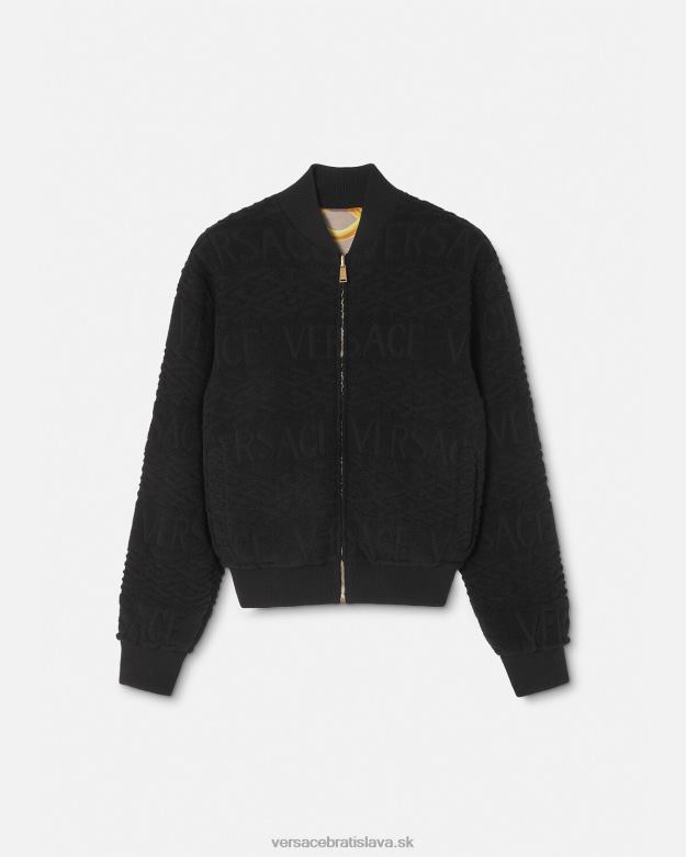 oblečenie X8X8P1351 Versace obojstranná bomber bunda barocco 660 čierna muži