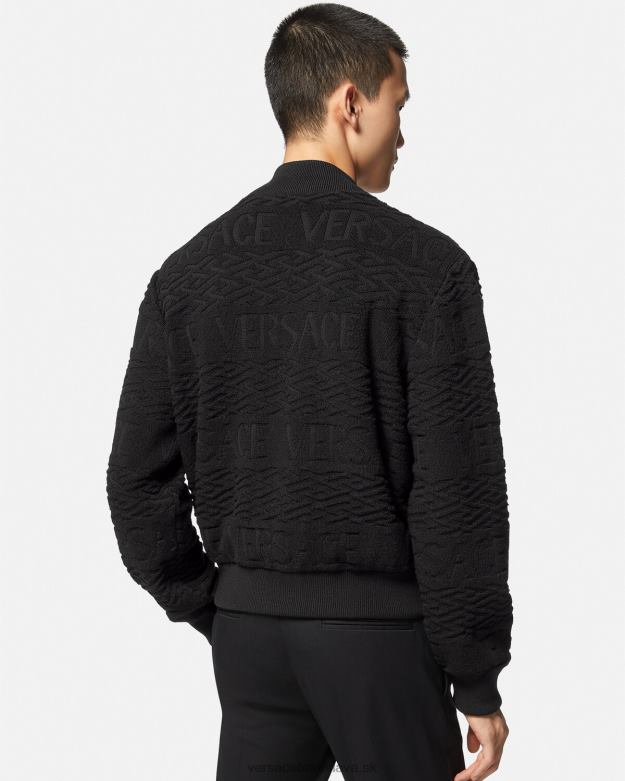 oblečenie X8X8P1351 Versace obojstranná bomber bunda barocco 660 čierna muži