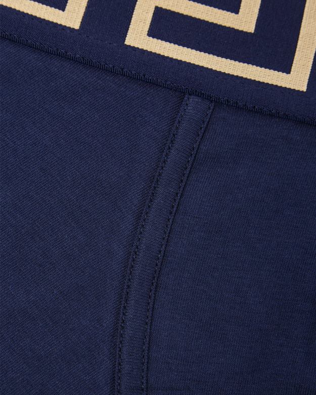 spodná bielizeň a plážové oblečenie X8X8P1756 Versace greca hraničné kmene Modrá muži