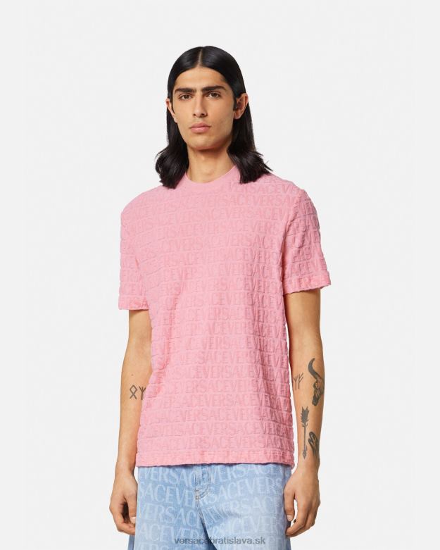 oblečenie X8X8P1353 Versace celoplošné uterákové tričko jedna farba muži