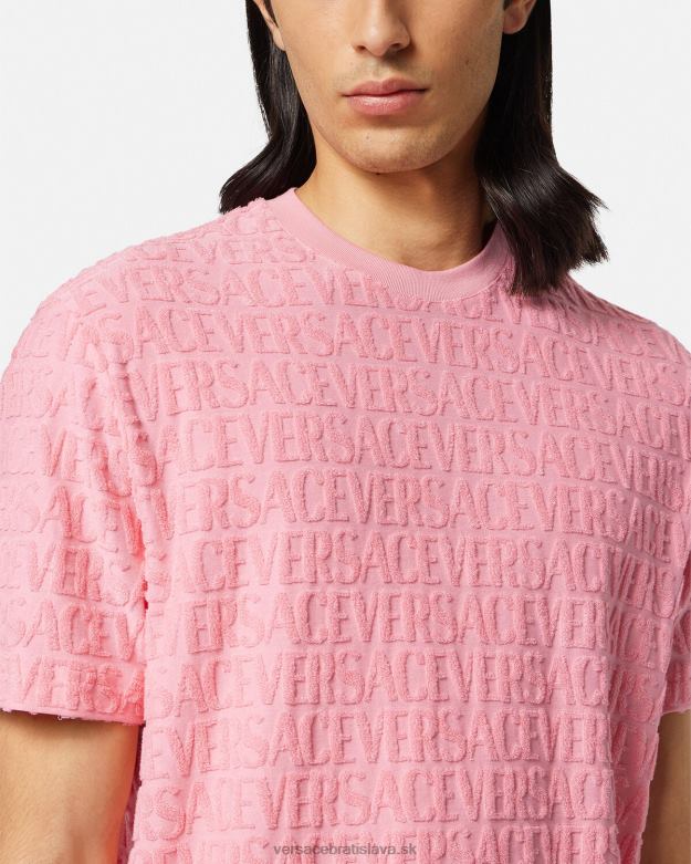 oblečenie X8X8P1353 Versace celoplošné uterákové tričko jedna farba muži