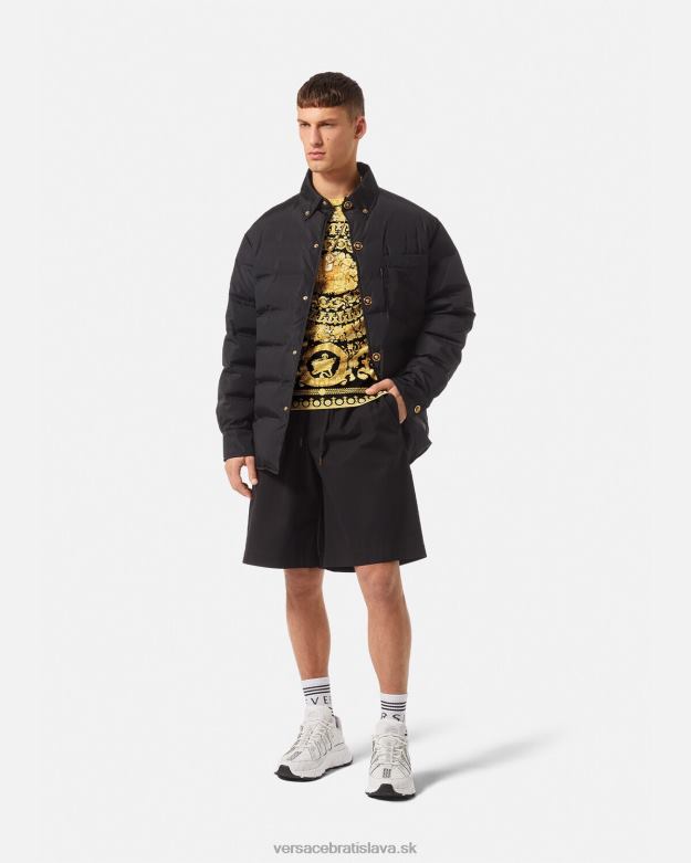 oblečenie X8X8P1369 Versace barocco tričko vytlačiť muži