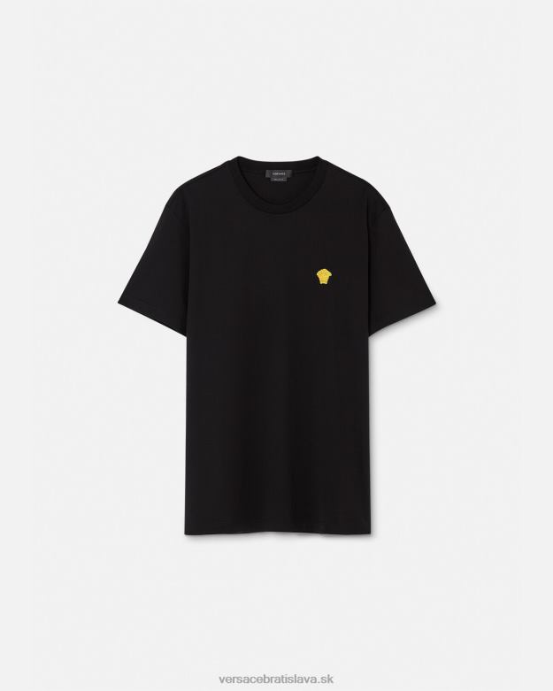oblečenie X8X8P1370 Versace tričko medúza čierna muži