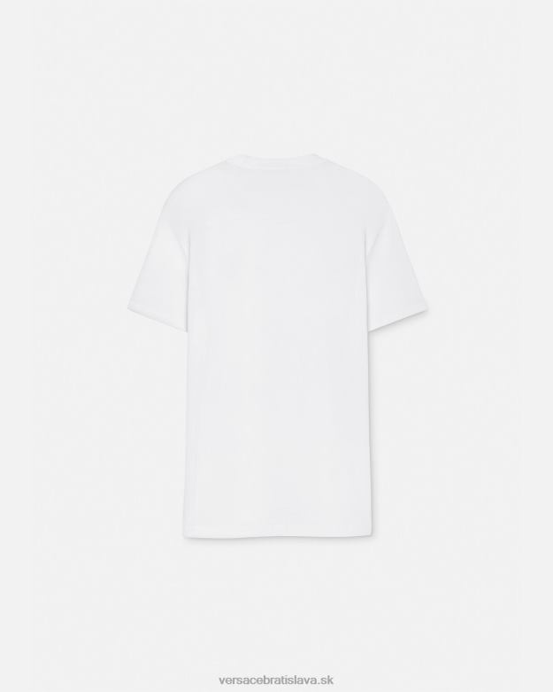 oblečenie X8X8P1371 Versace tričko medúza biely muži