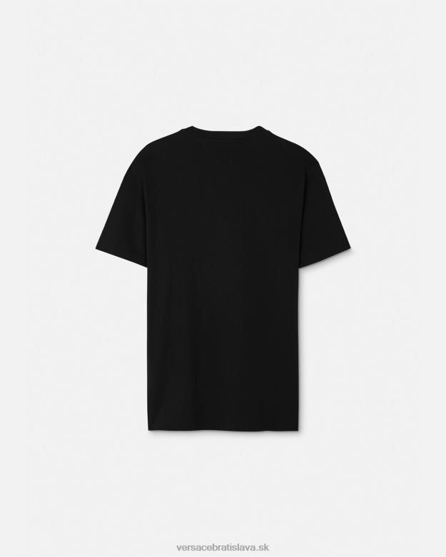 oblečenie X8X8P1382 Versace le maschere tričko čierna muži