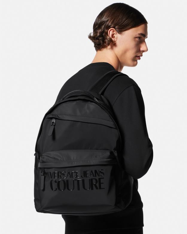 príslušenstvo X8X8P2490 Versace logo couture batoh čierna muži