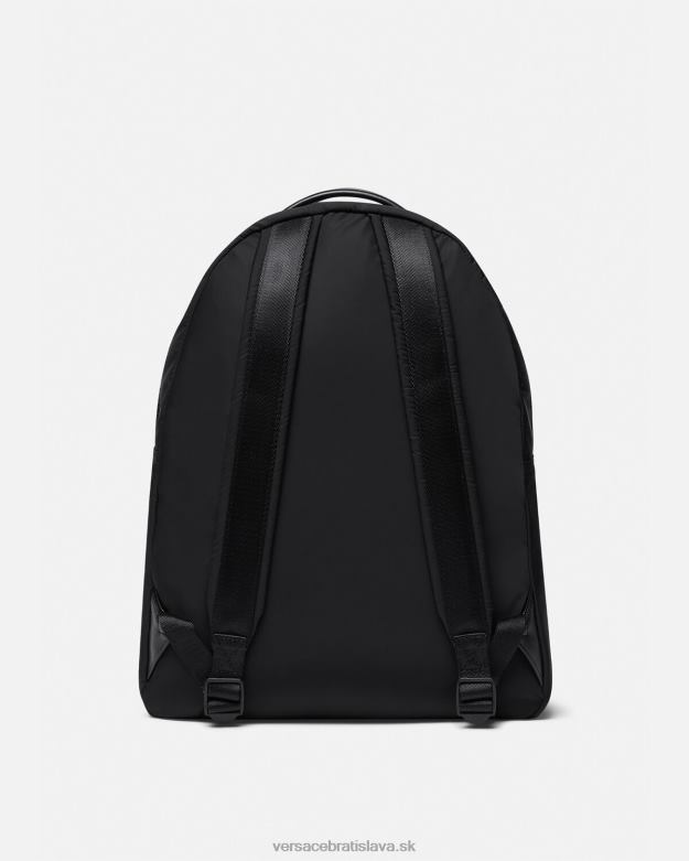 príslušenstvo X8X8P2492 Versace logo couture batoh čierne zlato muži