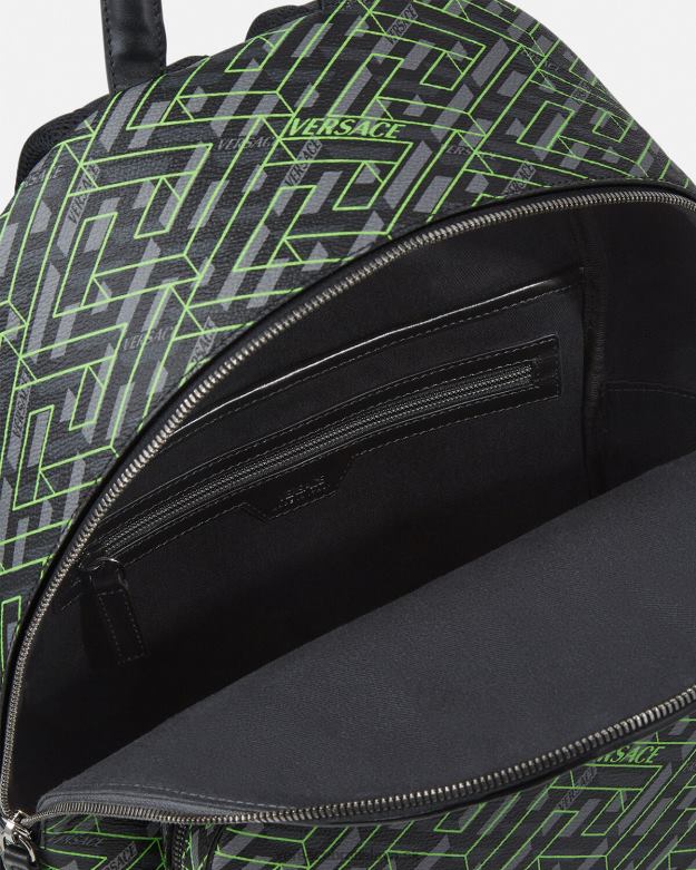 tašky X8X8P1488 Versace podpisový batoh la greca vytlačiť muži