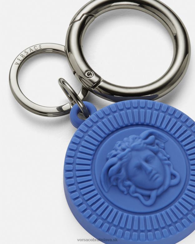 príslušenstvo X8X8P1654 Versace kľúčenka medusa biggie air tag Modrá muži