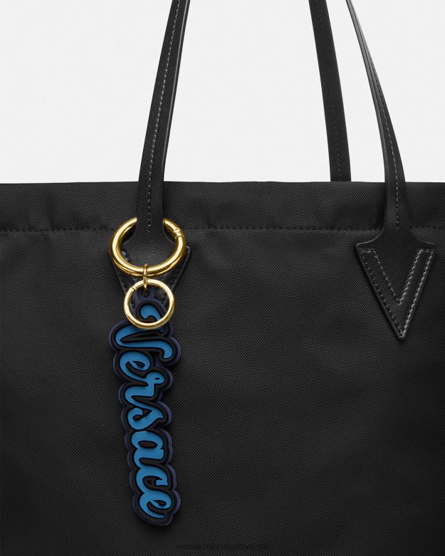 príslušenstvo X8X8P1655 Versace silikónová kľúčenka s logom univerzity Modrá muži