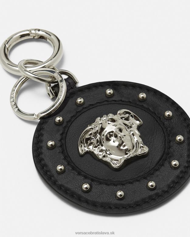 príslušenstvo X8X8P1663 Versace Medúza posiata kľúčenkou čierna muži