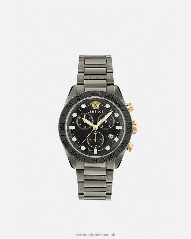 príslušenstvo X8X8P1705 Versace hodinky greca dome chrono pnul muži