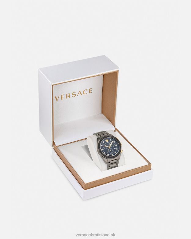 príslušenstvo X8X8P1705 Versace hodinky greca dome chrono pnul muži