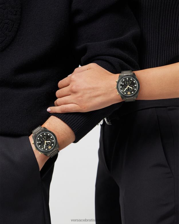 príslušenstvo X8X8P1705 Versace hodinky greca dome chrono pnul muži