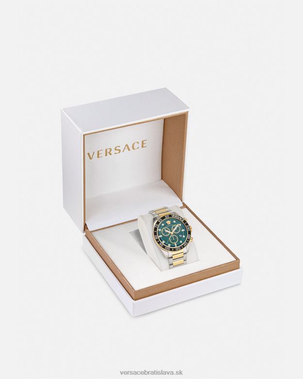 príslušenstvo X8X8P1707 Versace hodinky greca dome chrono pnul muži