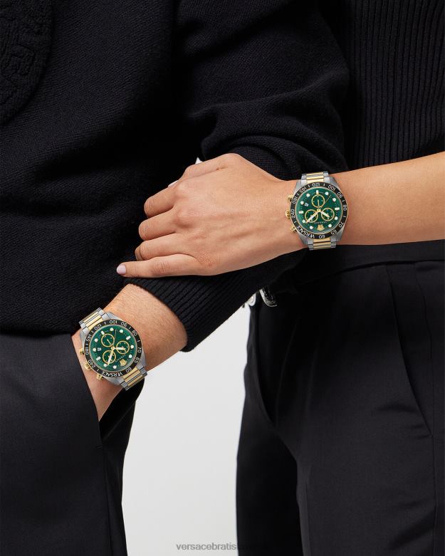 príslušenstvo X8X8P1707 Versace hodinky greca dome chrono pnul muži