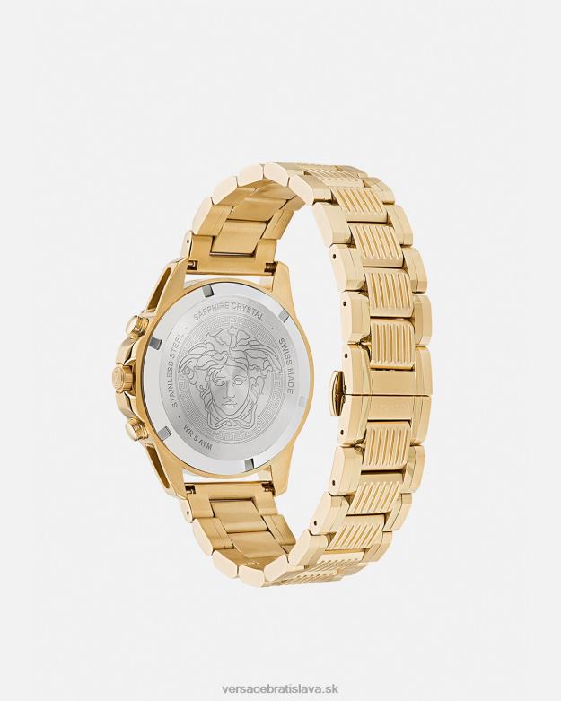 príslušenstvo X8X8P1709 Versace akčné chrono hodinky greca pnul muži