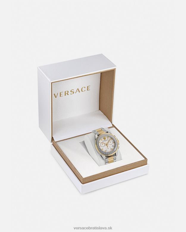 príslušenstvo X8X8P1710 Versace akčné chrono hodinky greca pnul muži