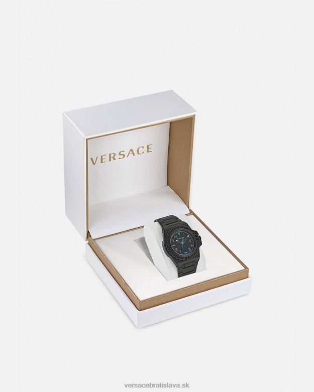 príslušenstvo X8X8P1711 Versace greca reakčné hodinky čierna muži