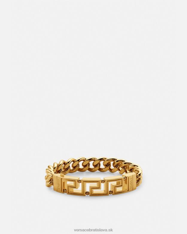 príslušenstvo X8X8P1685 Versace retiazkový náramok greca zlato muži