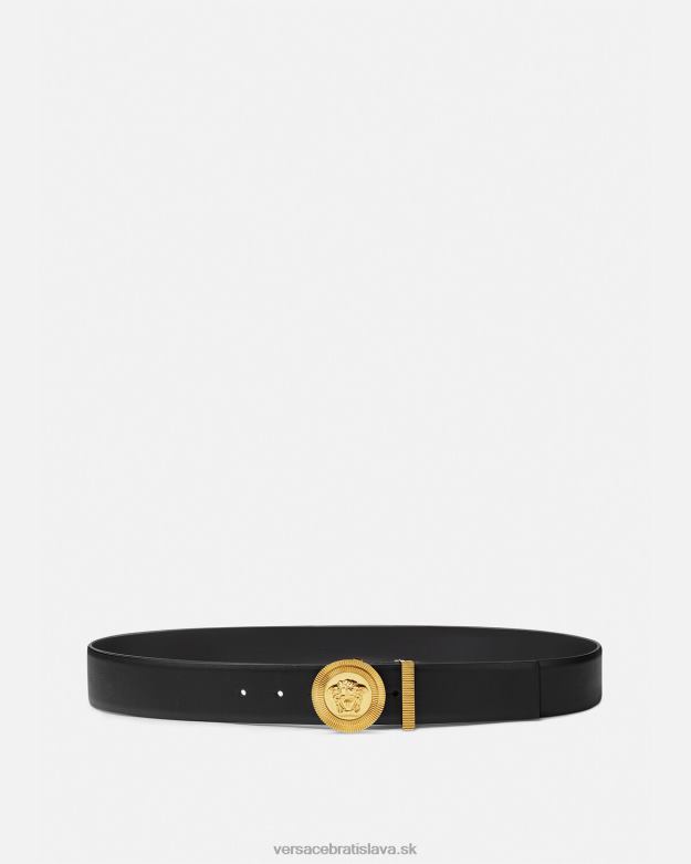 príslušenstvo X8X8P1611 Versace kožený opasok medusa biggie čierna muži