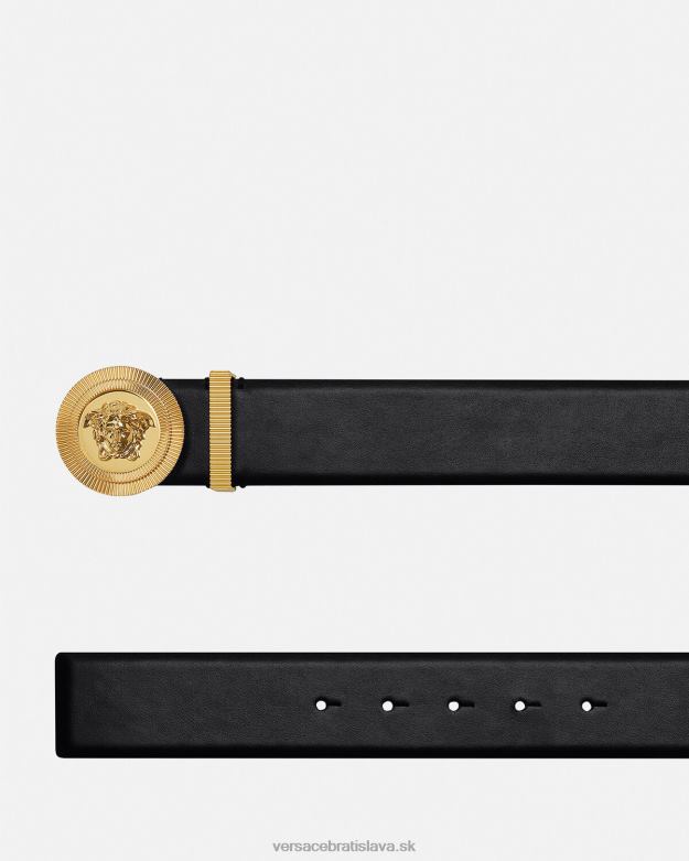 príslušenstvo X8X8P1611 Versace kožený opasok medusa biggie čierna muži