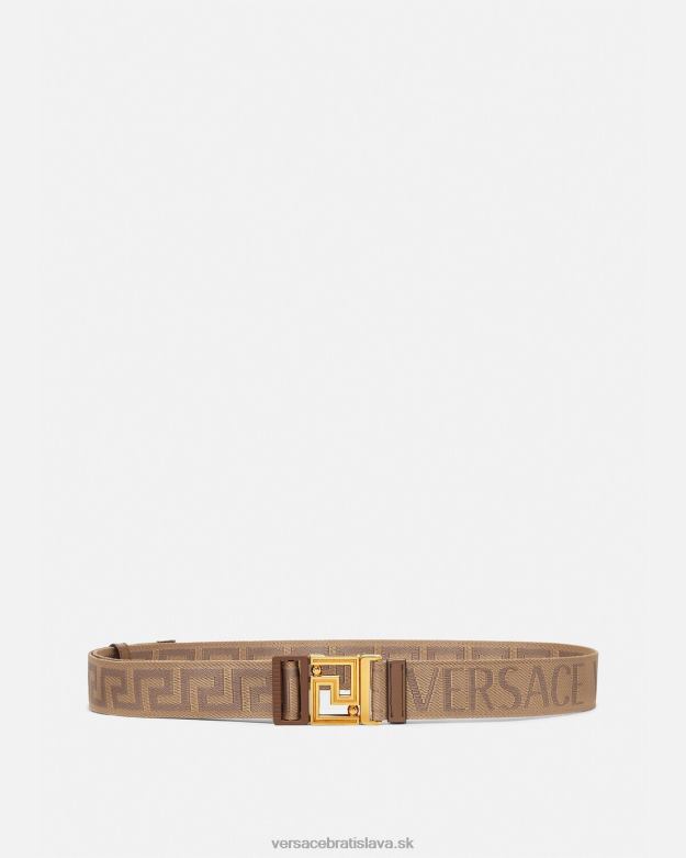 príslušenstvo X8X8P1612 Versace celoplošný obojstranný pás hnedá muži