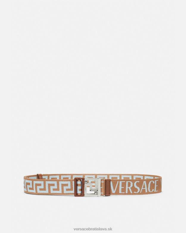 príslušenstvo X8X8P1613 Versace celoplošný obojstranný pás béžová muži