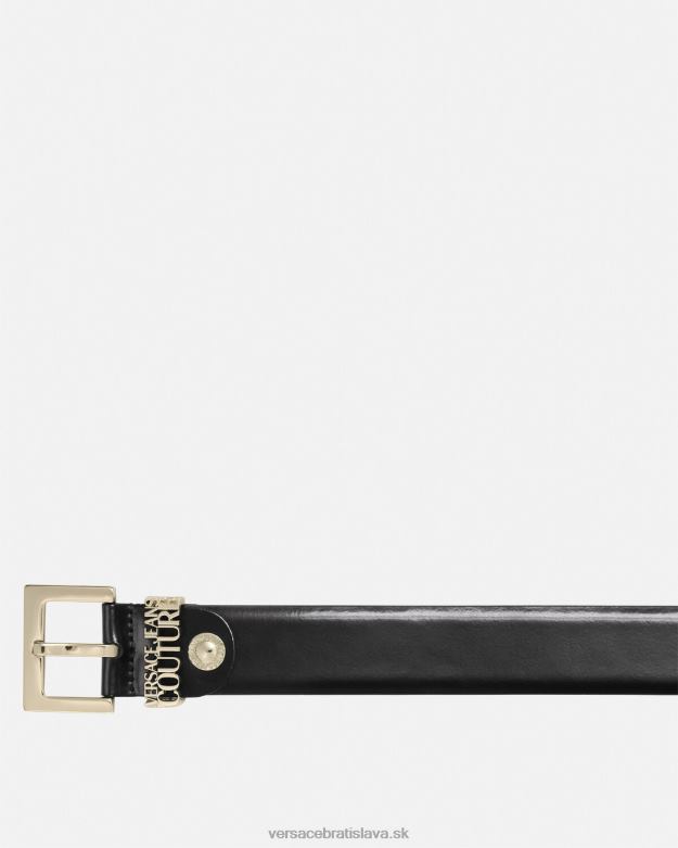 príslušenstvo X8X8P2479 Versace pás s logom čierne zlato muži