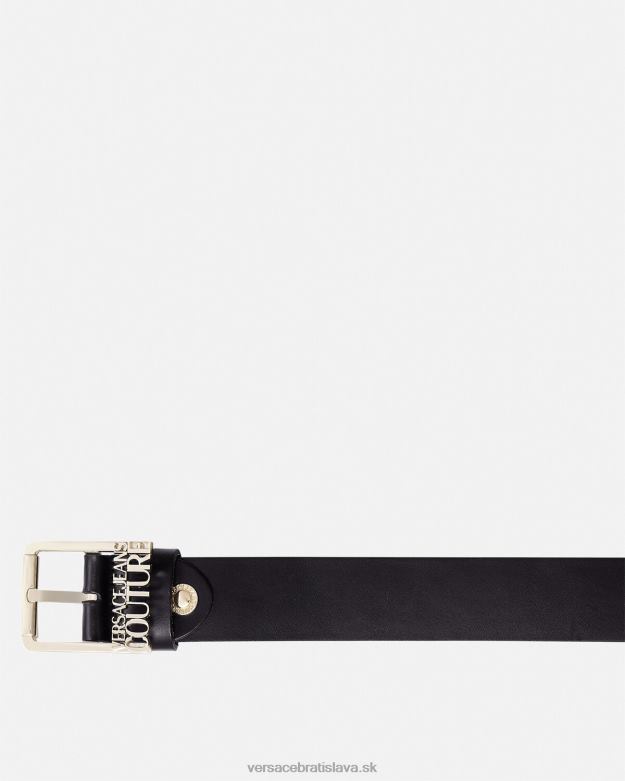 príslušenstvo X8X8P2480 Versace pás s logom zlatá a čierna muži