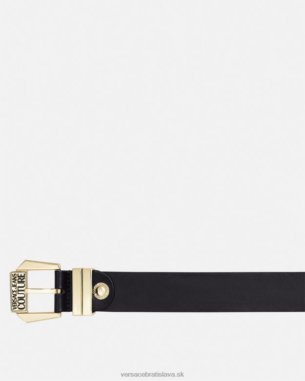 príslušenstvo X8X8P2499 Versace pás s logom čierne zlato muži