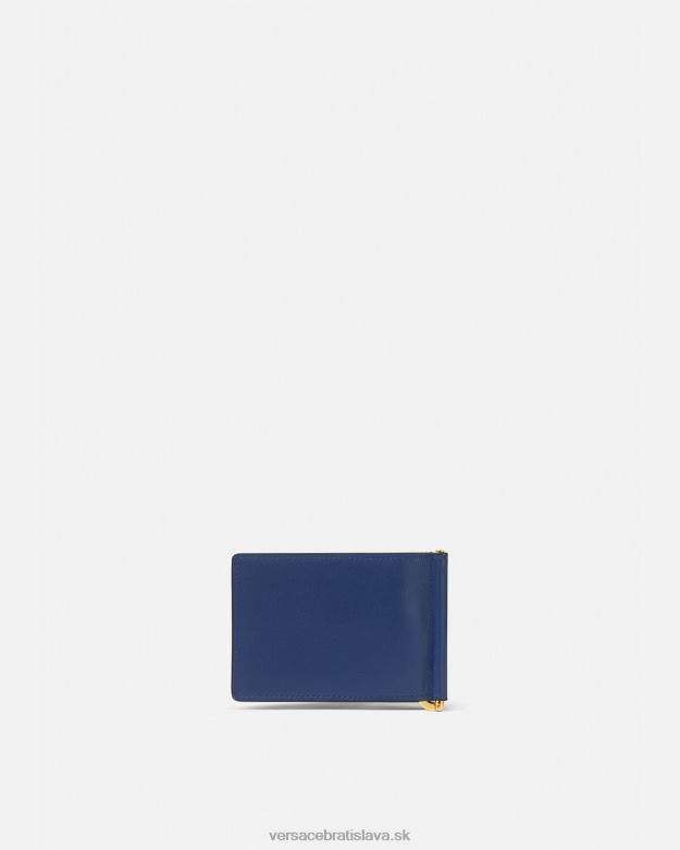 príslušenstvo X8X8P1632 Versace peňaženka medusa biggie bifold Modrá muži