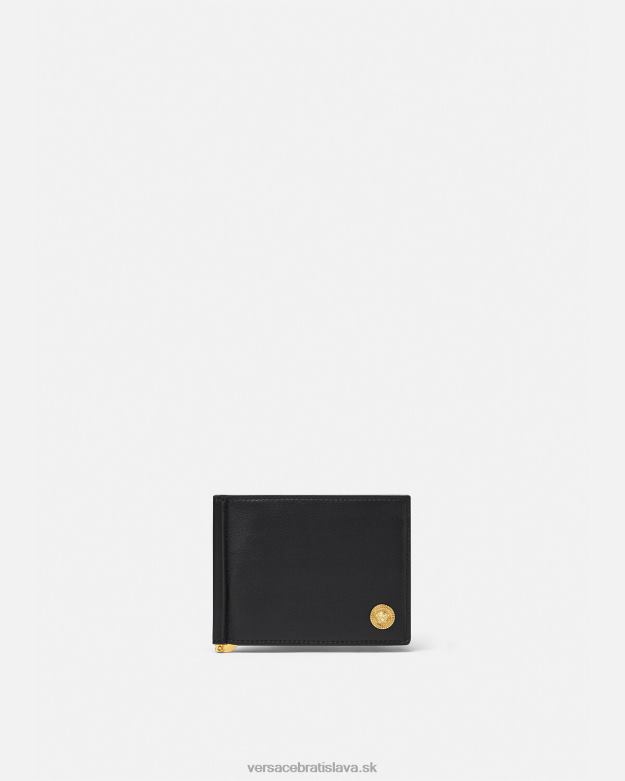 príslušenstvo X8X8P1634 Versace peňaženka medusa biggie bifold čierna muži