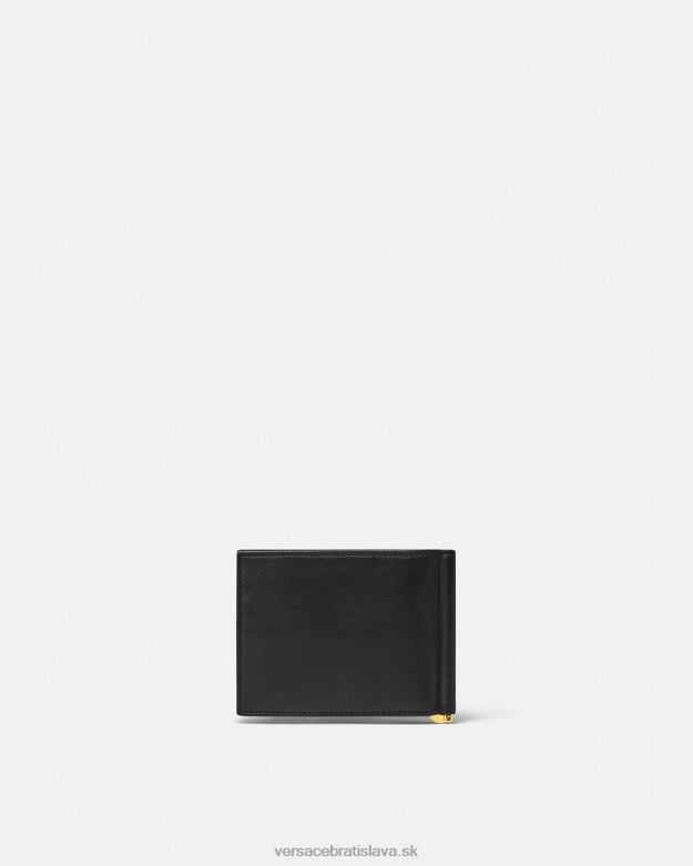 príslušenstvo X8X8P1634 Versace peňaženka medusa biggie bifold čierna muži