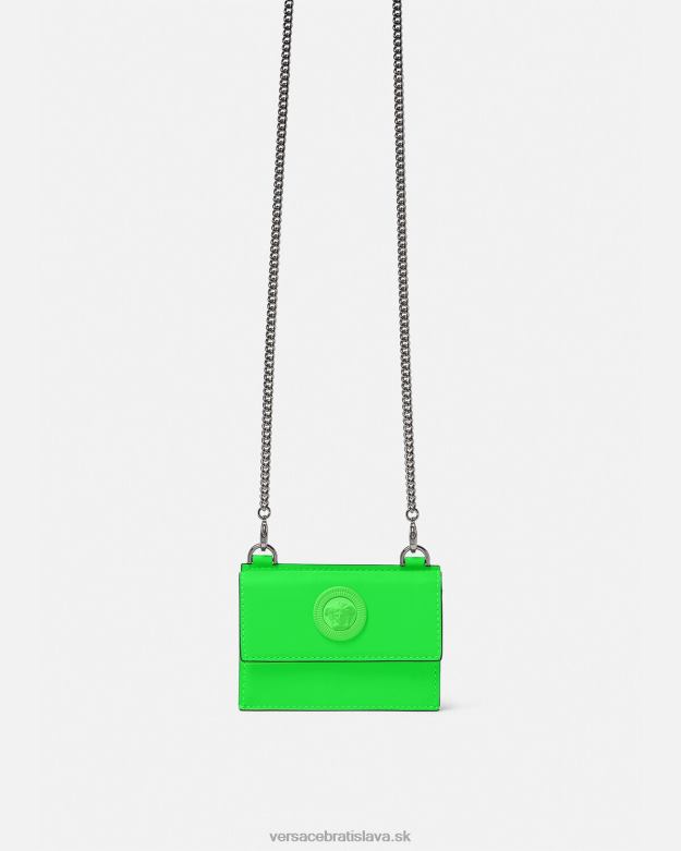 príslušenstvo X8X8P1644 Versace držiak na karty medusa biggie zelená muži