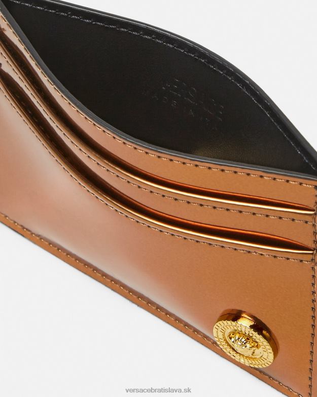 príslušenstvo X8X8P1650 Versace Medusa biggie držiak na patentovú kartu karamel muži