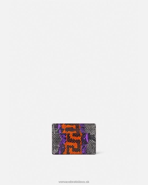 príslušenstvo X8X8P1651 Versace držiak na tlačové karty python greca vytlačiť muži