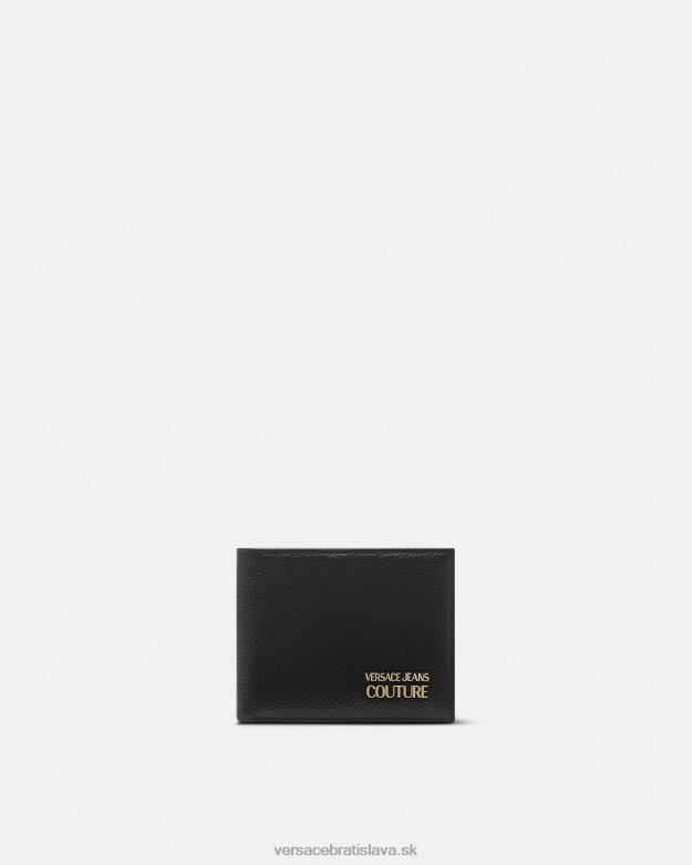 príslušenstvo X8X8P2476 Versace dvojitá peňaženka s logom čierna muži