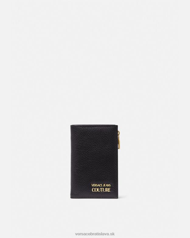 príslušenstvo X8X8P2487 Versace logo peňaženka čierna muži