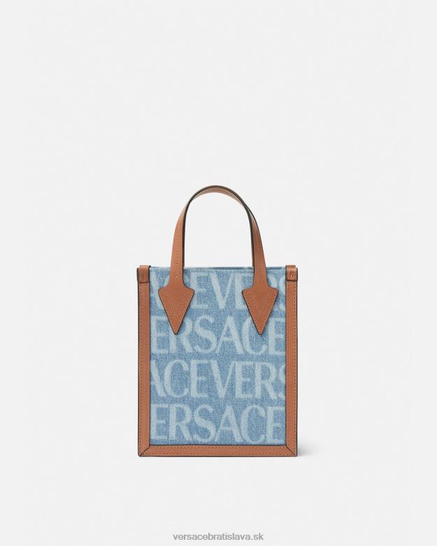 tašky X8X8P1495 Versace celoplošná crossbody kabelka Modrá muži