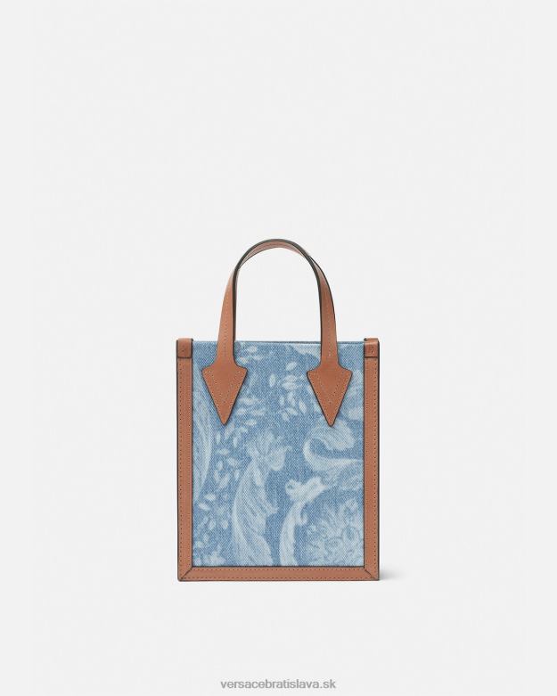 tašky X8X8P1495 Versace celoplošná crossbody kabelka Modrá muži