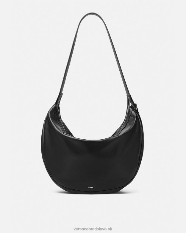 tašky X8X8P1500 Versace opakujte veľkú hobo tašku čierna muži